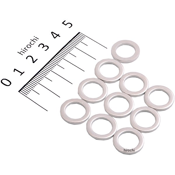 ブレーキオイルボルトワッシャー　内径10.1×外径14.9×厚み1.5㎜ 90545-300-000互換 10枚入り