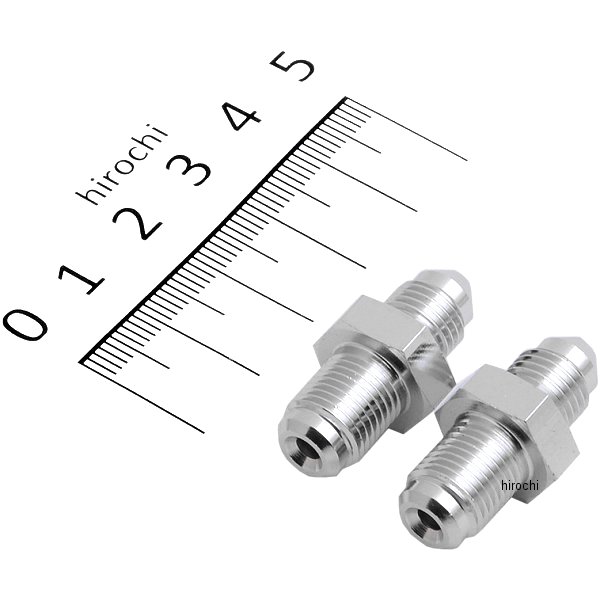 キャリパー アダプター オス 10mmX1インチ(25mm) スチール 2個入り