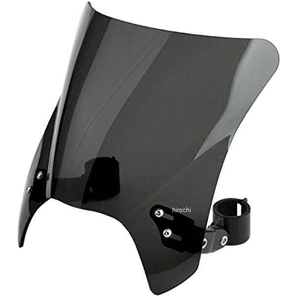 モホーク ウインドシールド 52-56mmフォーク スモーク/黒/カーブ