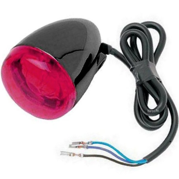 ウインカー リア ステムマウント ダブル球仕様 黒/赤