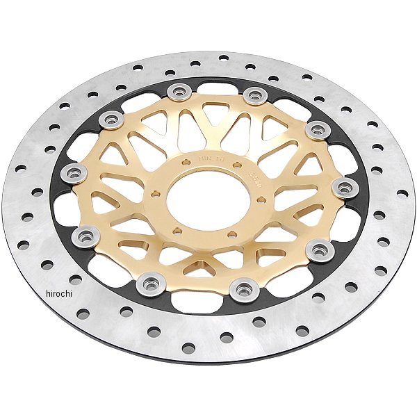 フロント ディスクローター カスタム 296 92年-98年 CB400SF ゴールド