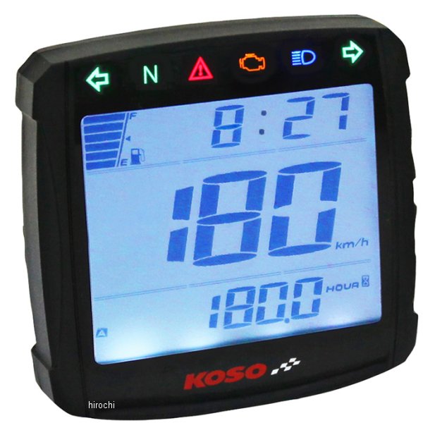 マルチ/スピードメーター(km/h、MPH) XR-01S
