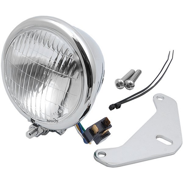 4.5ベーツタイプヘッドライトキット ボルト/R/ABS クロームメッキ