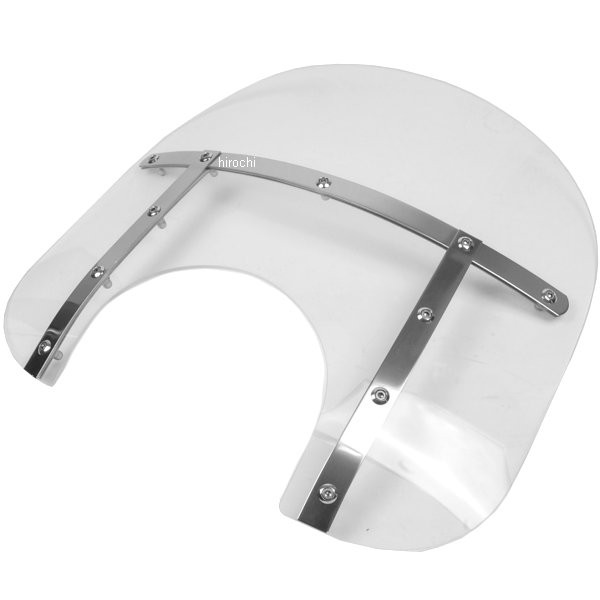 ウインドシールド ファット 13インチ高/ライト幅9インチ FLHR クリア