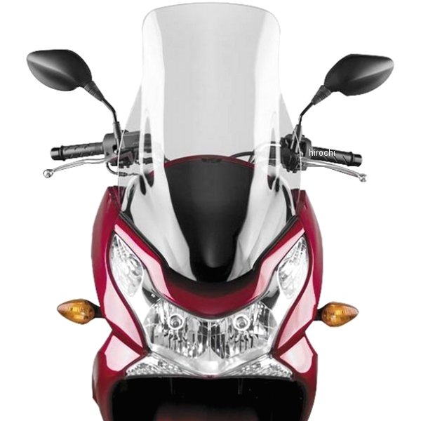 スクーター ウインドシールド 13年 PCX150 ミディアム クリア