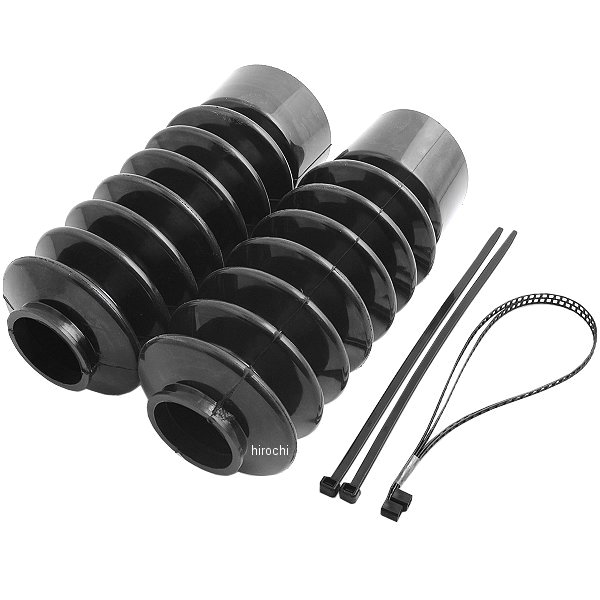 フロントフォークブーツ ブラック SR/Gトラ/FTR ブラック182×35φ×60φ