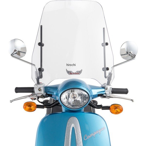 ウインドシールド スクーター60 17.25インチ 汎用 クリア