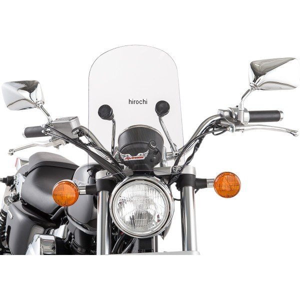 ウインドシールド 14インチ トゥームストーン スモーク クリア