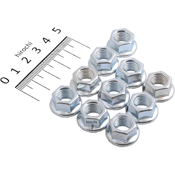 フランジ ナット M10 x 1.25 14mm (10個入り)
