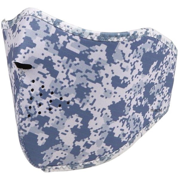 ハーフフェイスマスク ネオプレン カモフラージュ ベージュ フリーサイズ