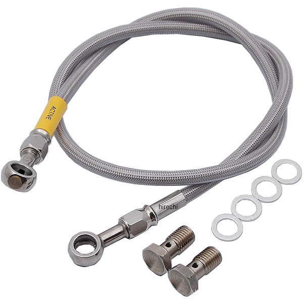 グッドリッジ ビルドアライン フロント ブレーキホースキット 87年-88年 SDR200 ステンレス/クリア