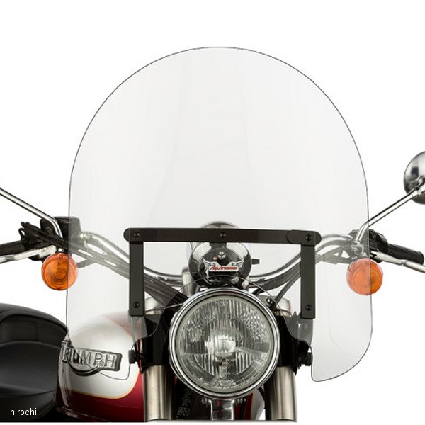 シールド 17インチ高 標準フォーク クリア/黒