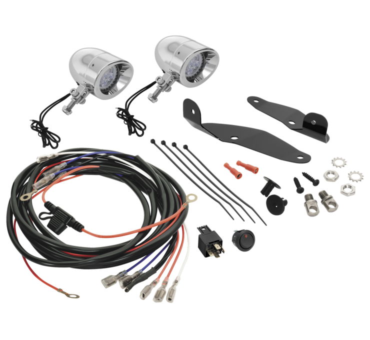 418558   LEDライトキット 01年-10年 800 ゴールドウイング クローム