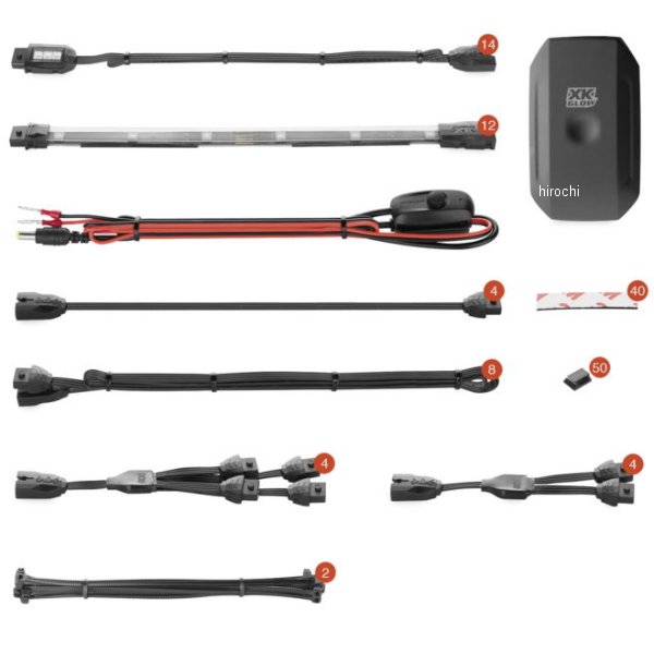 エックスケーグロウ 6ポッド2ストリップミニキット