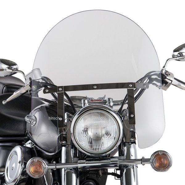 シールド 17インチ高 オーバーサイズフォーク クリア/クローム