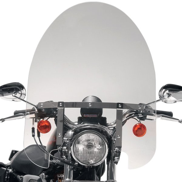 シールド 22インチ高 ワイドグライドフォーク クリア/クローム