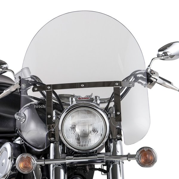 シールド 17インチ高 標準フォーク クリア/クローム