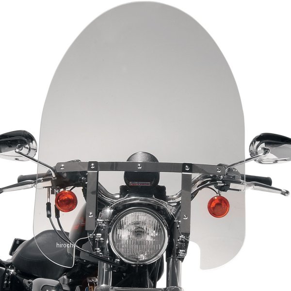 シールド 22インチ高 標準フォーク クリア/クローム