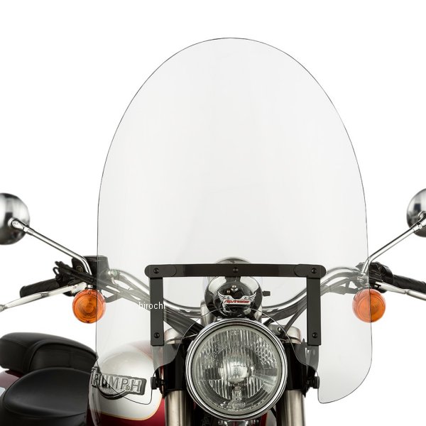 シールド 22インチ高 標準フォーク クリア/黒