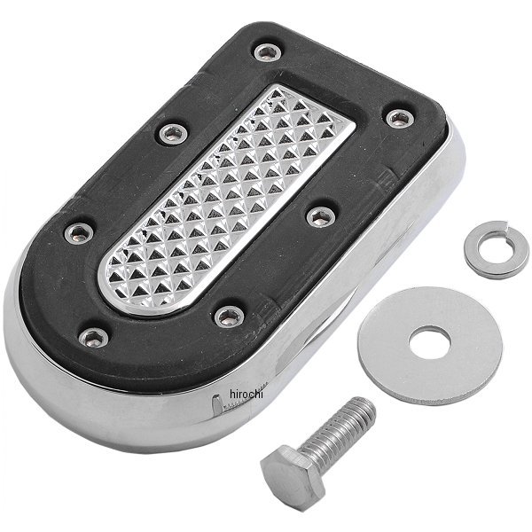 ブレーキペダル パッド ヘビーインダストリー FXソフテイル クローム