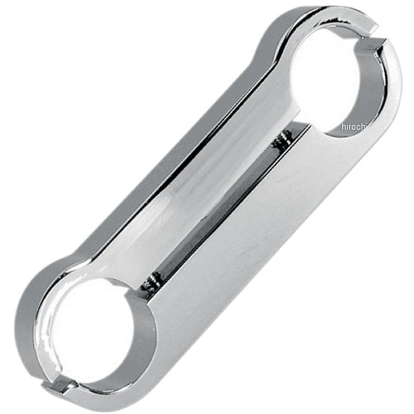 ライザー取付 スピードメーター用クランプ 1.25インチ クローム