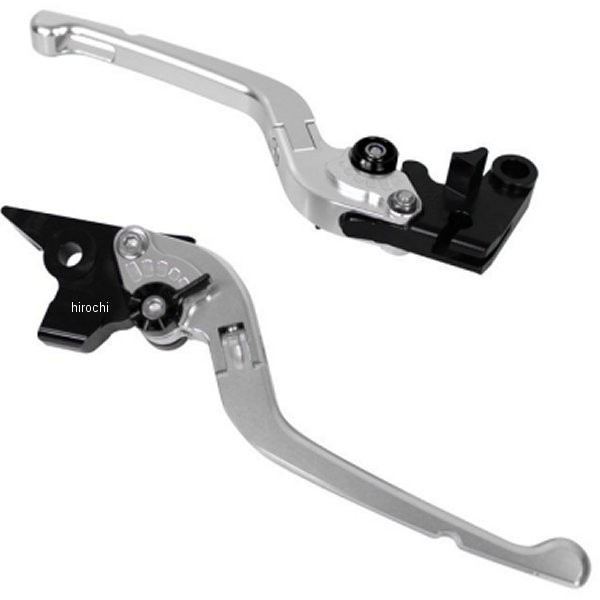 ビレットレバーセット 可倒式Rタイプ 17年以降 Z900RS、Z900CAFE可倒式 シルバー
