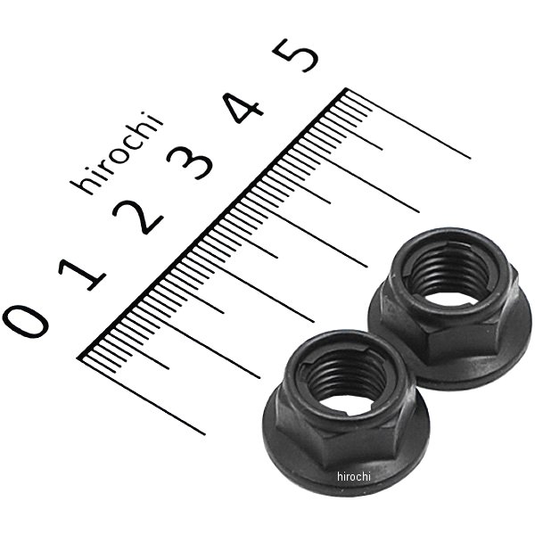 フランジロックナット M10 P1.25 黒 2個入り