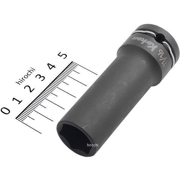 1/2インチsq 薄肉インパクトディープソケット 11/16インチ