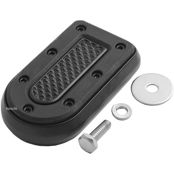 ブレーキペダル パッド ヘビーインダストリー FXソフテイル 黒