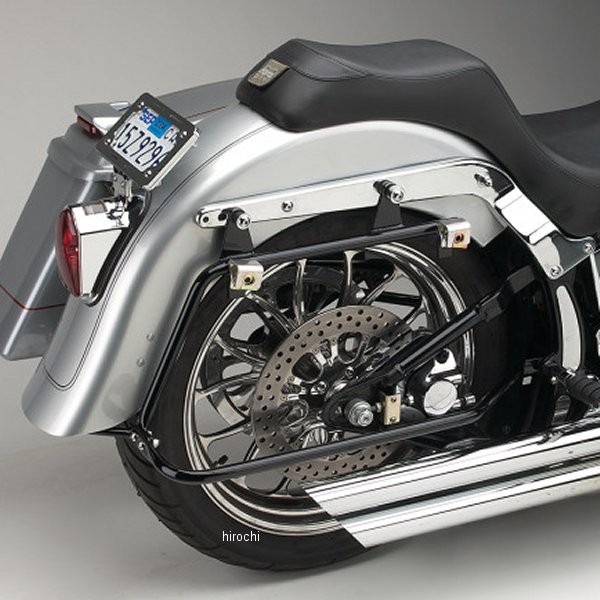 サドルバッグ取付金具 FLST 黒