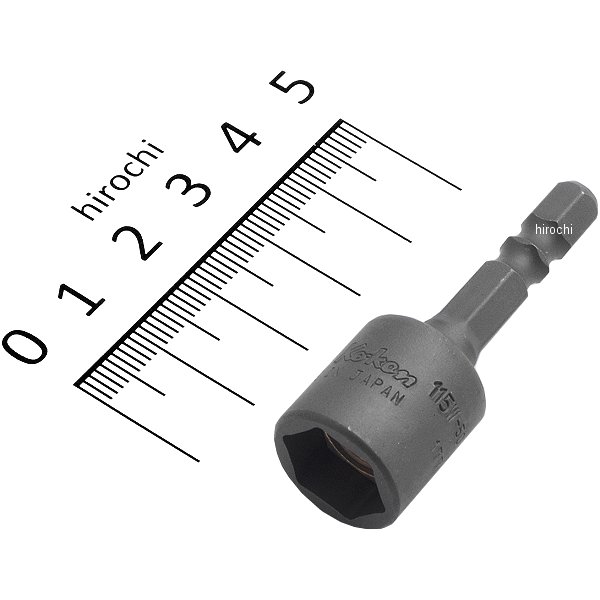 1/4インチ H ナットセッターマグネット付(W溝) 全長50mm 12mm