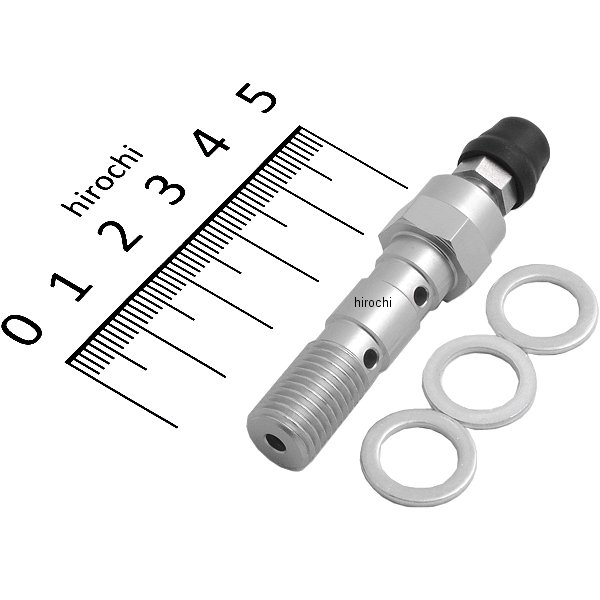 エアフリーバンジョーボルト ダブル P1.25W シルバー