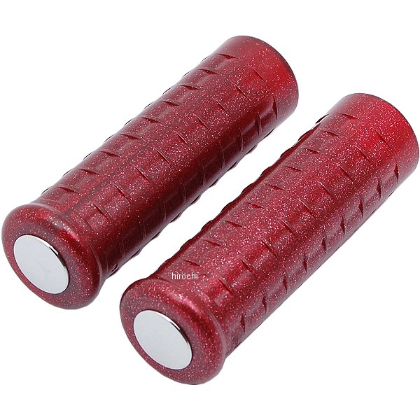ワッフルグリップ 汎用 φ22.2mm 赤ラメ