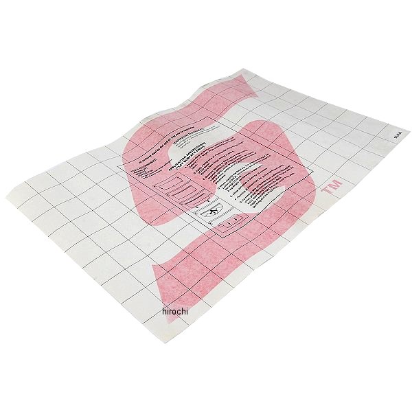 S ステッカー 赤 23インチ x 15インチ