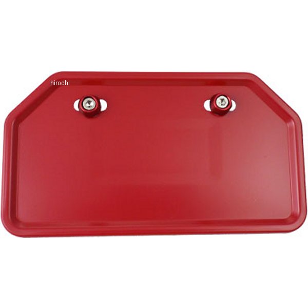 DY-RE  デコレーションナンバープレート 125cc以下用 山型 赤