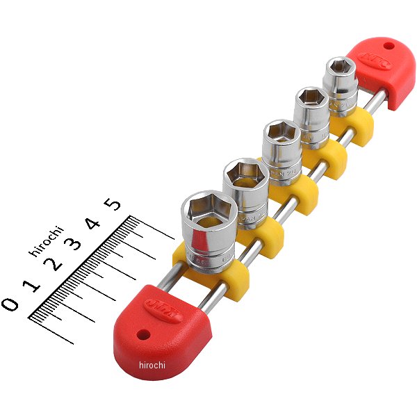6.3sq ソケットセット6角(5コ組)