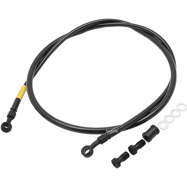 グッドリッジ ビルドアライン フロント ブレーキホースキット 05年-08年 XR400 モタード ステンレス/黒