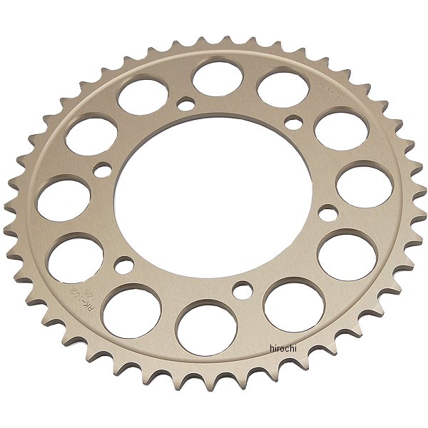 リア スプロケット 520/45T 86年-99年 エリミネーター250V、GPX250R アルミ シャンパンゴールド