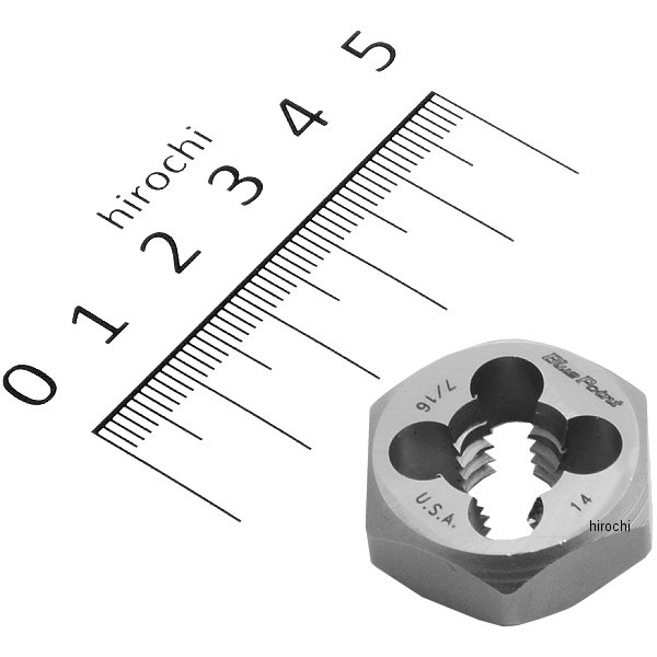 ブルーポイント NCネジ 調節不可ダイス 7/16インチ-14NC
