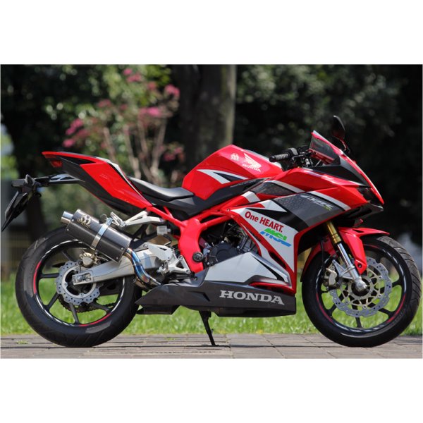 スリップオンマフラー パワーボックス 17年以降 CBR250RR チタン/カーボン