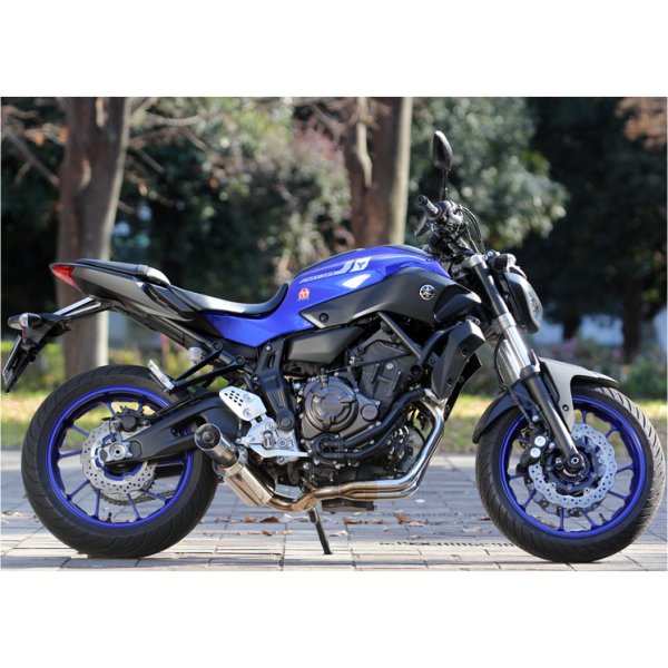 フルエキゾースト パワーボックス 17年以降 MT-07、XSR700 ステンレス