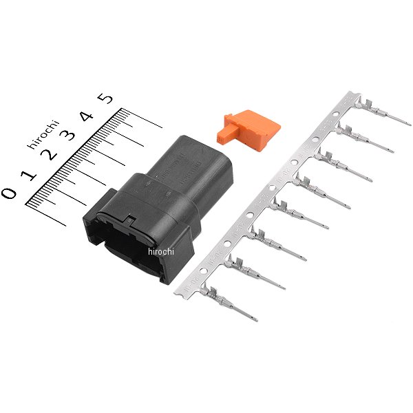 ドイツコネクター セプタクル 8ピン 74108-98BK