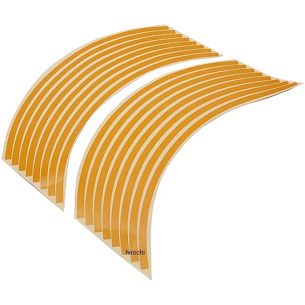 リムステッカー 17インチ用 イエロー