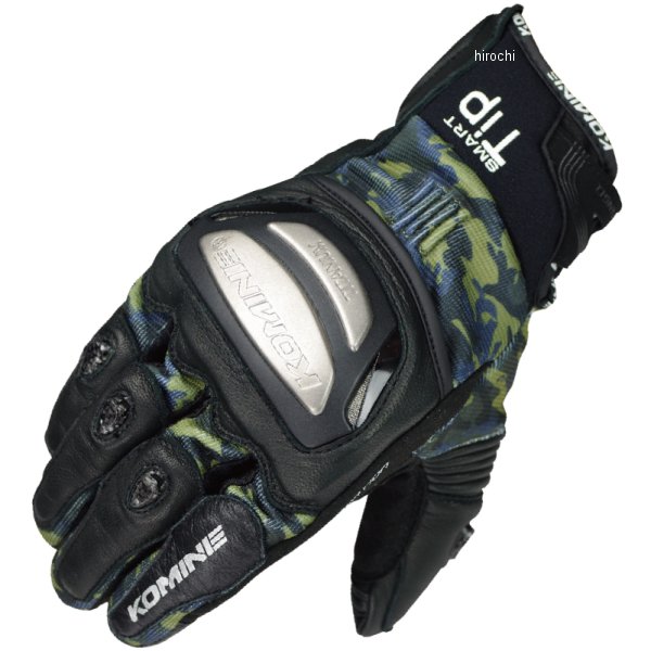 春夏モデル チタニウムメッシュグローブ カモ/黒 XLサイズ