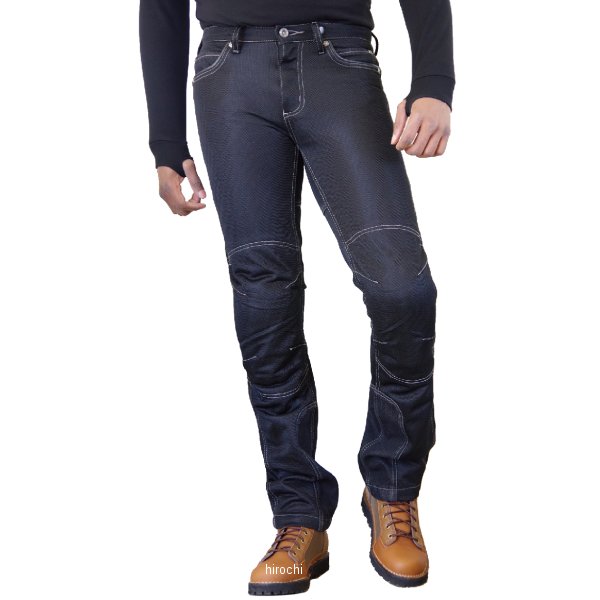 WJ-740R  春夏モデル ライディングメッシュジーンズ 黒 3XL/38サイズ