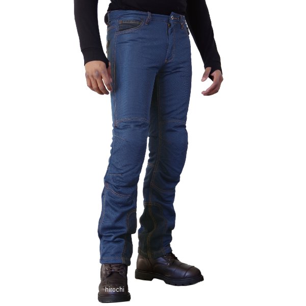 WJ-740R  春夏モデル ライディングメッシュジーンズ インディゴブルー 3XL/38サイズ