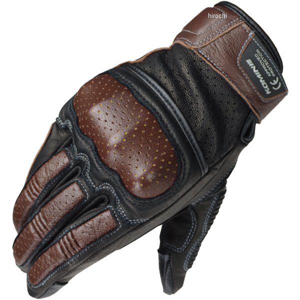 春夏モデル CEプロテクトレザーグローブ 茶 Lサイズ