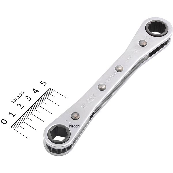 板ラチェットめがねレンチ 12mm×14mm