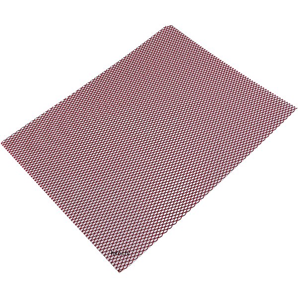 アルミメッシュシート 細目 赤