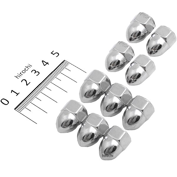 ナット ドングリ(ACORN) 3/8"-24 クローム (10個入り)